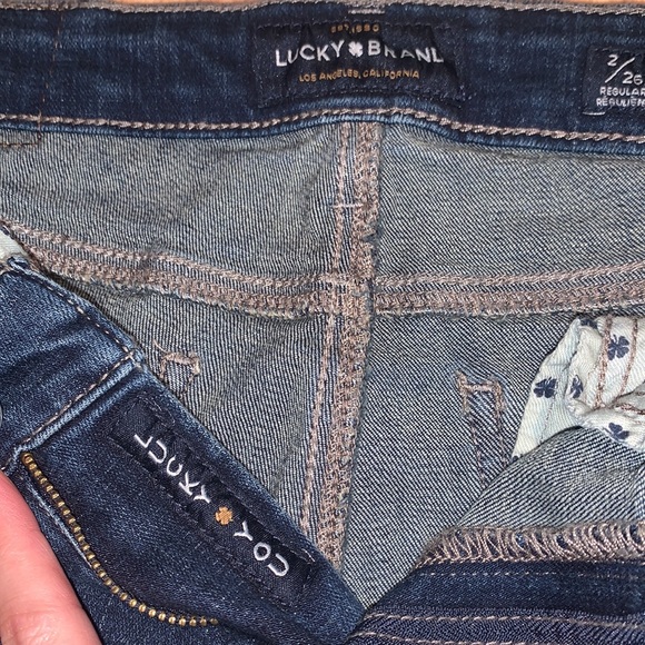 Lucky Brand | Ava Skinny Low Rise Blue Jeans Size 26 - Picture 4 of 9
